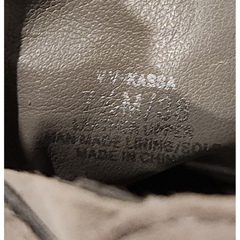 Vince Camuto Peep Toe Suede Cutout Booties Wedge Heel Zipper Boot‎ Gray Size 7.5 - Picture 8 of 9